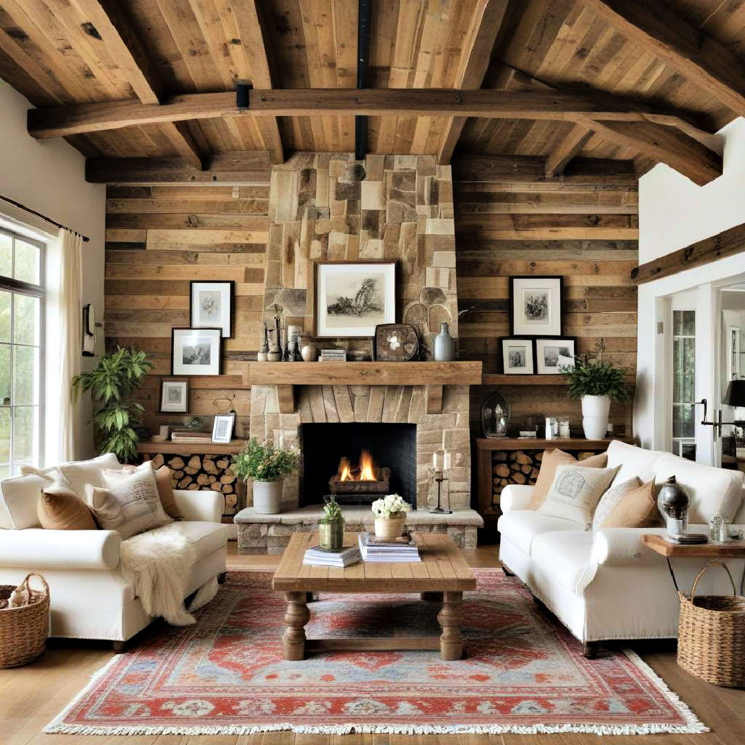 use reclaimed wood elements