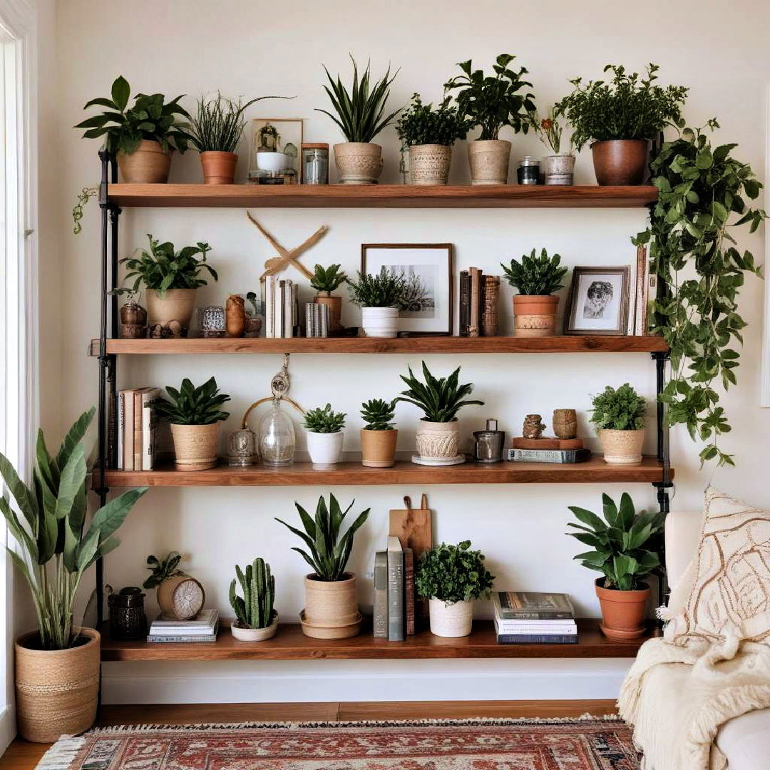 utilize open shelving