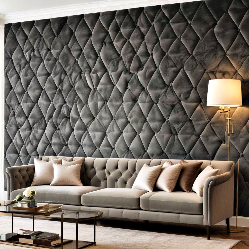 velvet wall panels