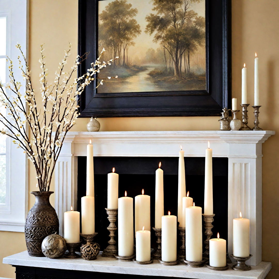 versatile elegance with white candles