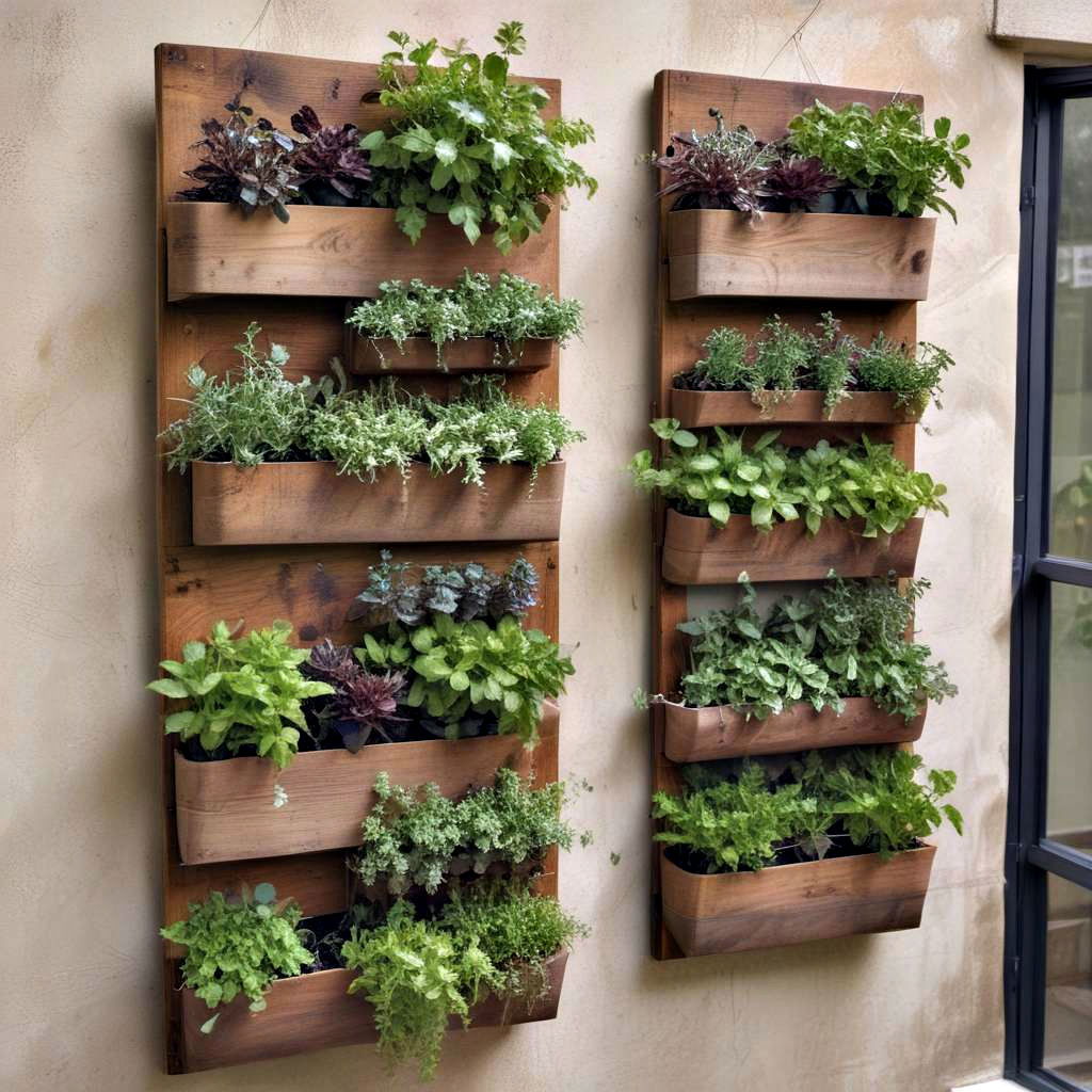 vertical herb garden