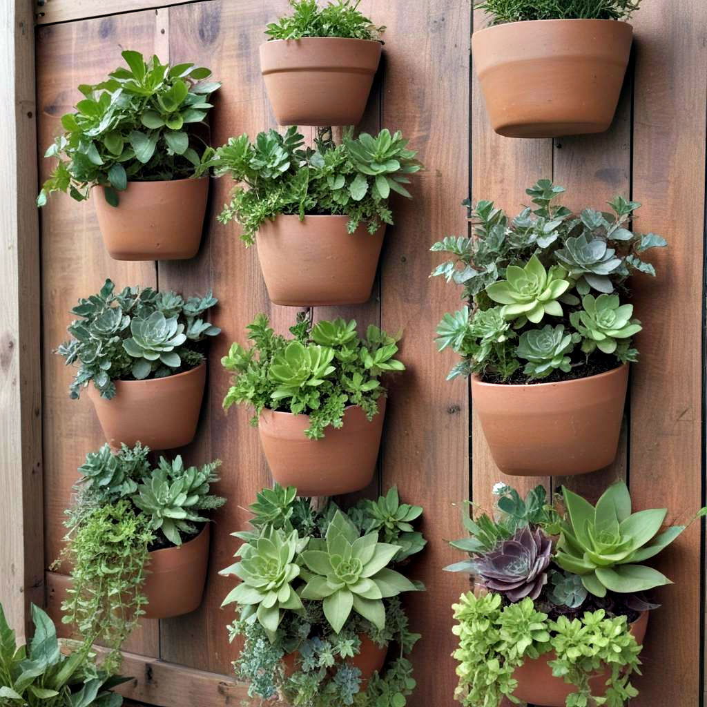 vertical wall planters