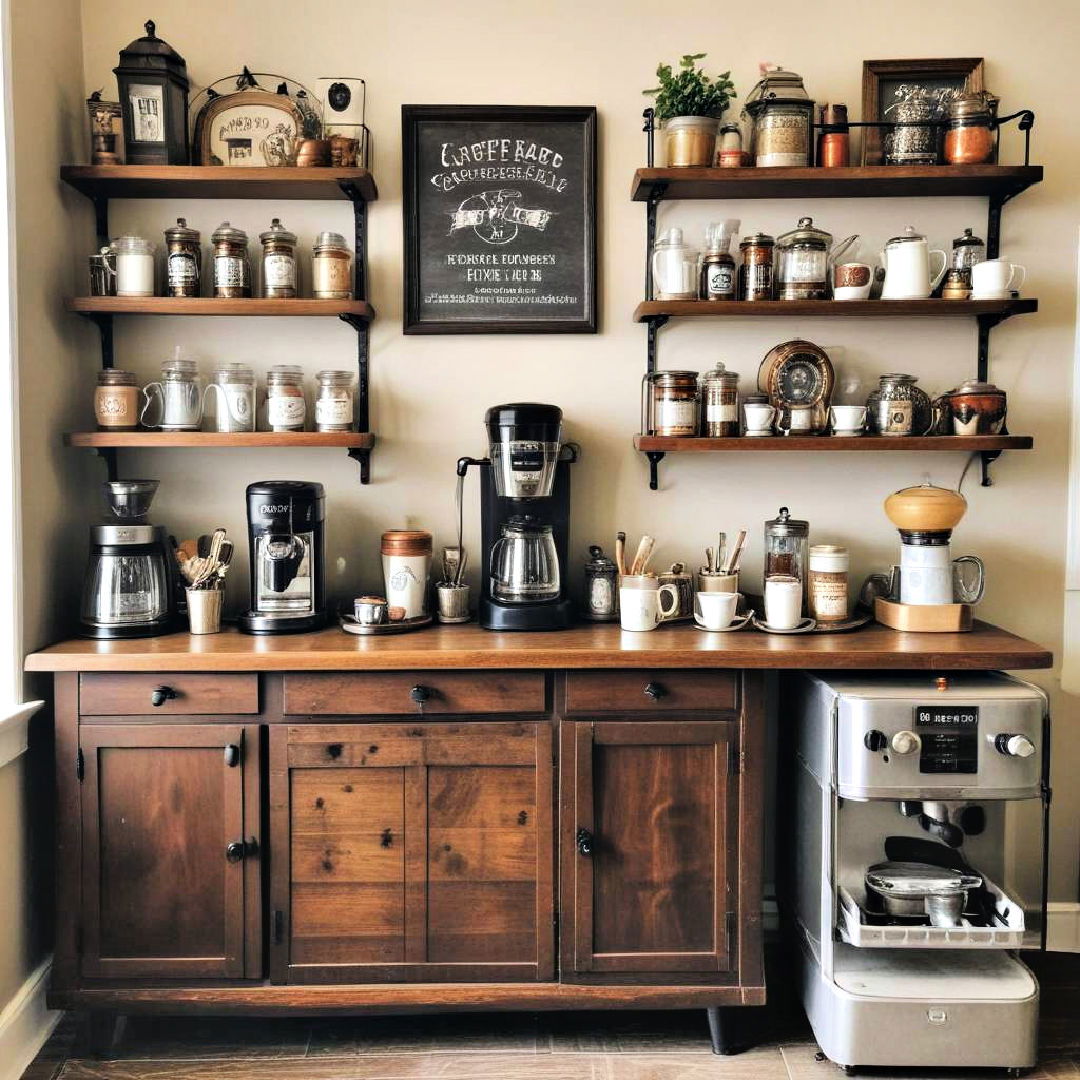 vintage coffee bar