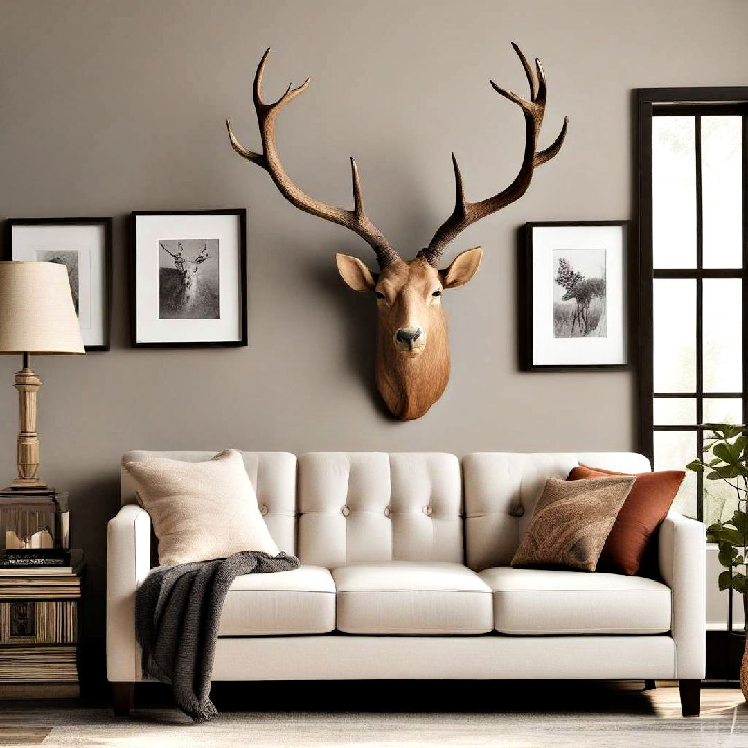 wall mounted antlers