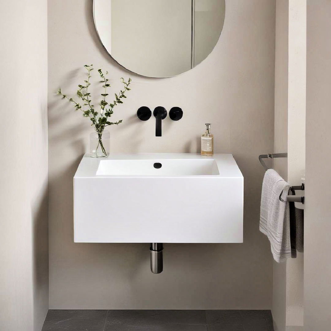 wall mounted sinks