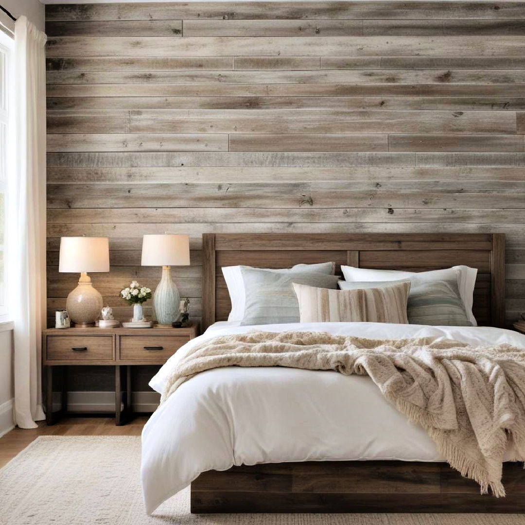 weathered shiplap walls