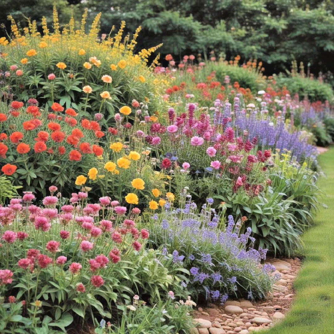 welcoming perennial borders