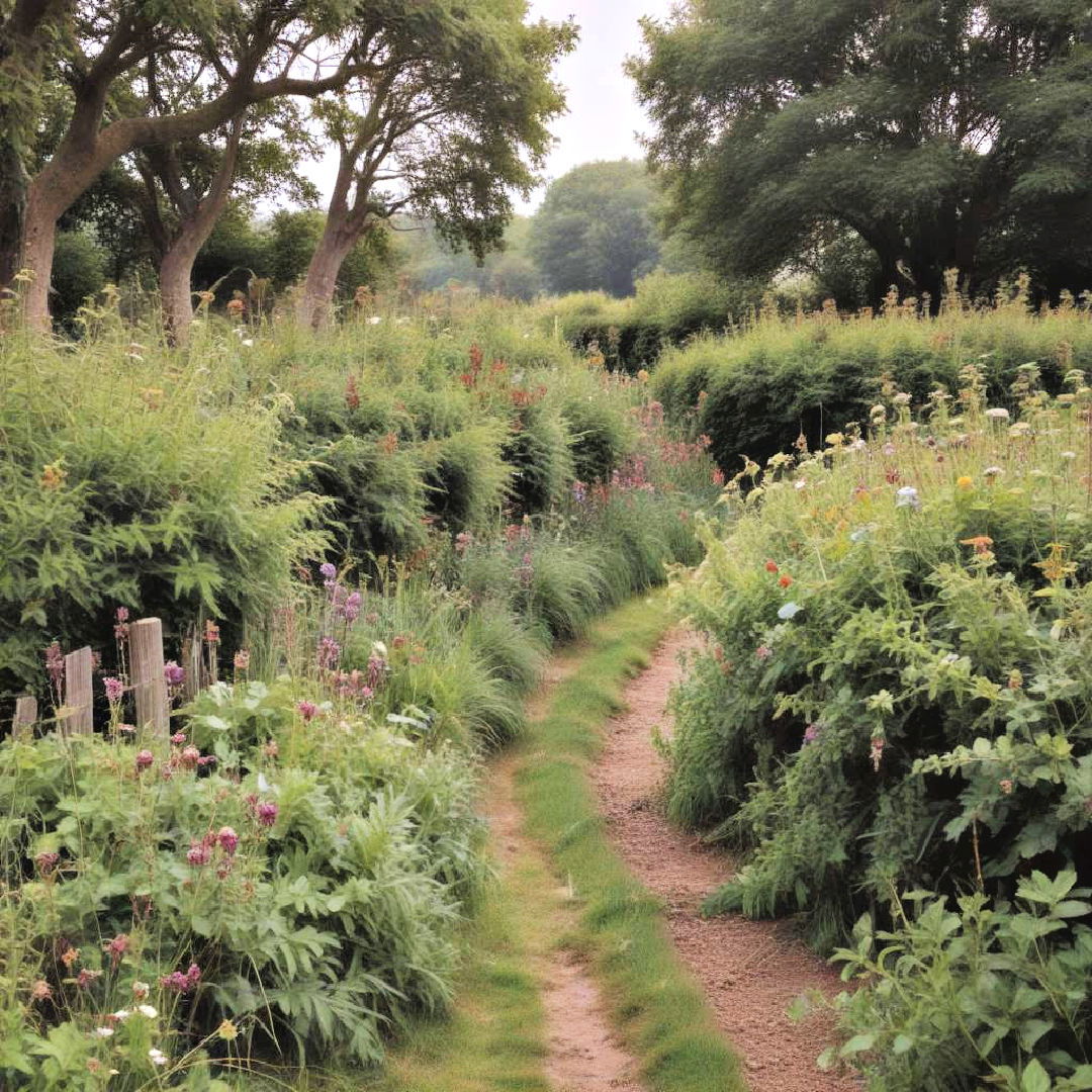 wild hedgerows