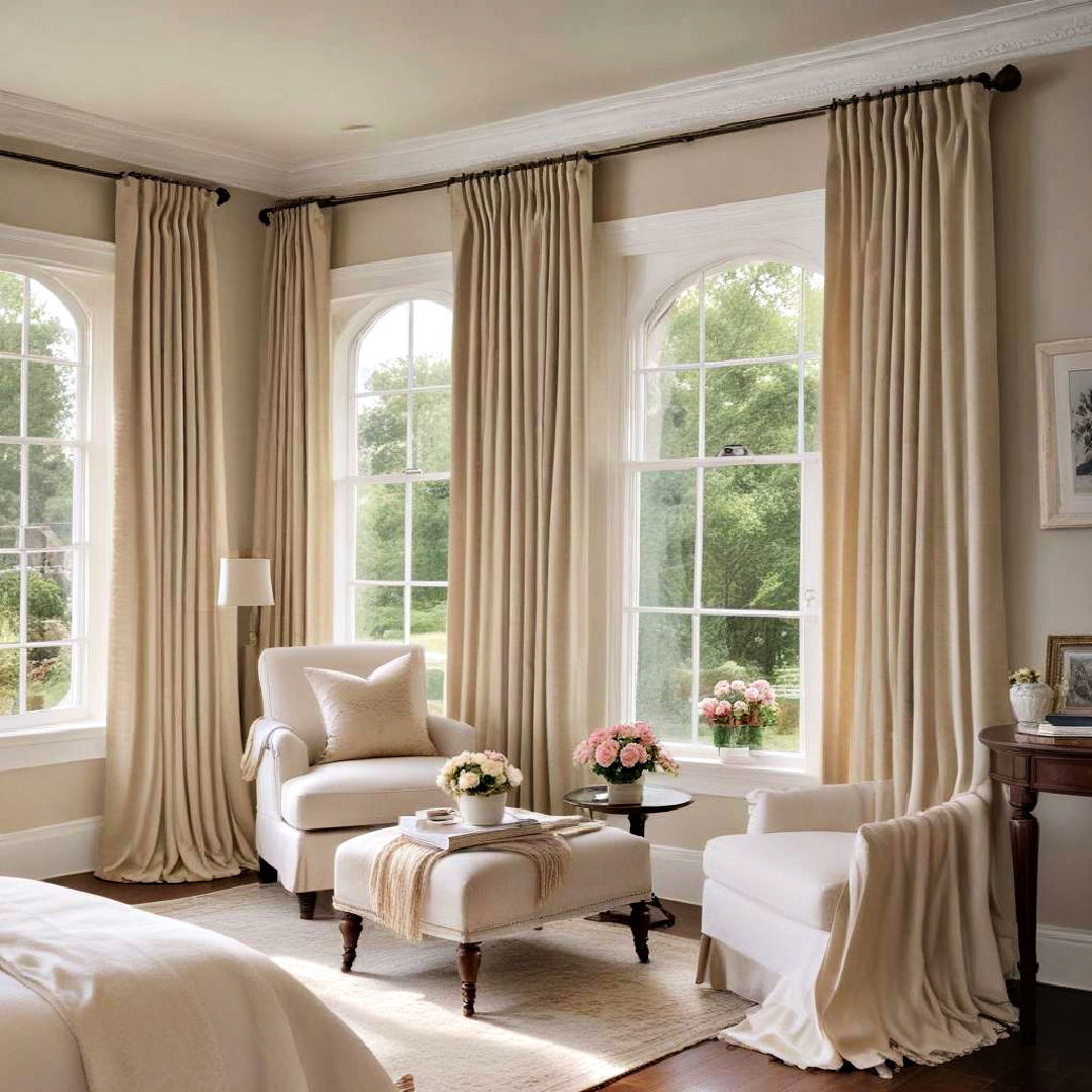 window drapes for ambiance