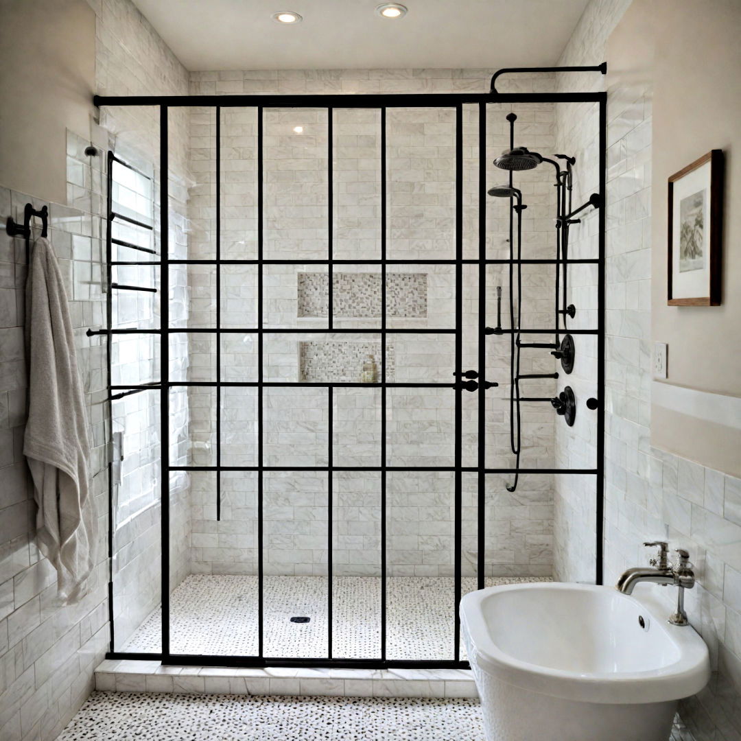 windowpane shower doors