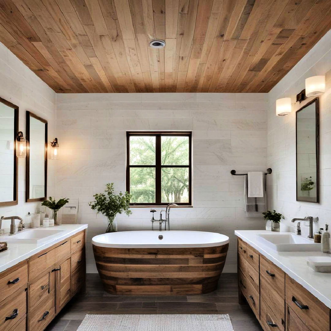 wood plank ceilings