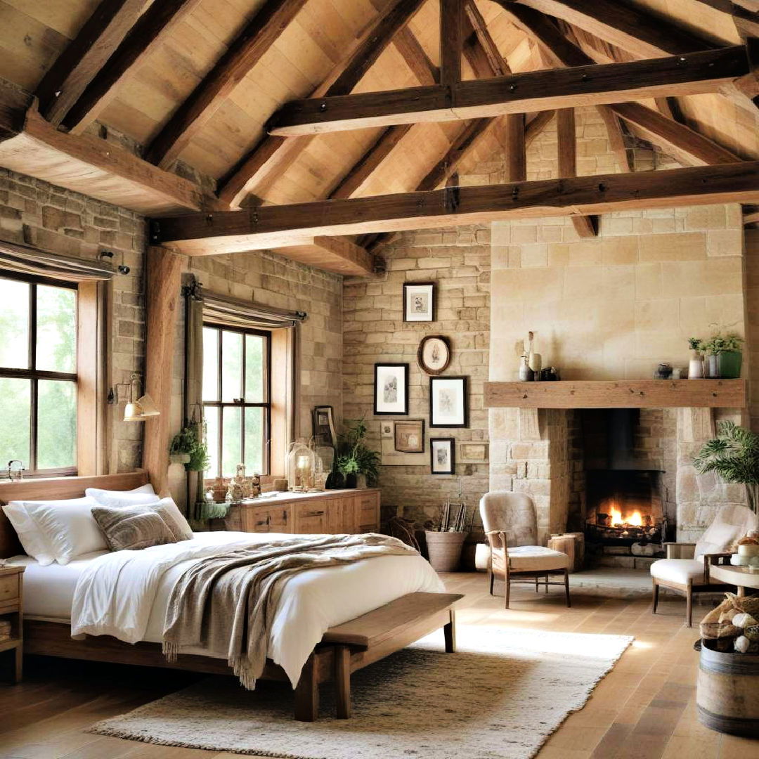 wooden beams