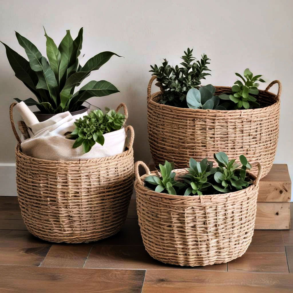 woven baskets