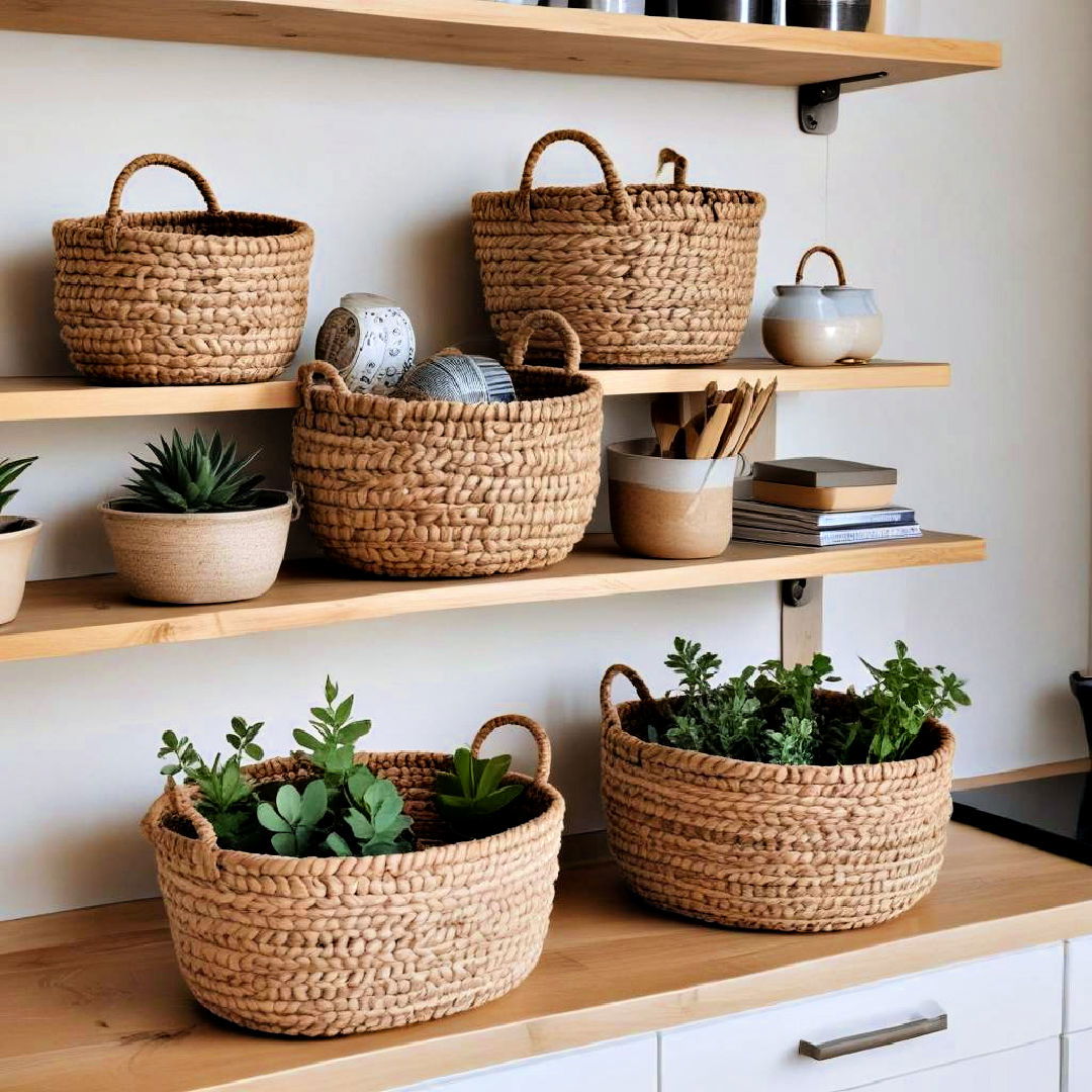 woven baskets