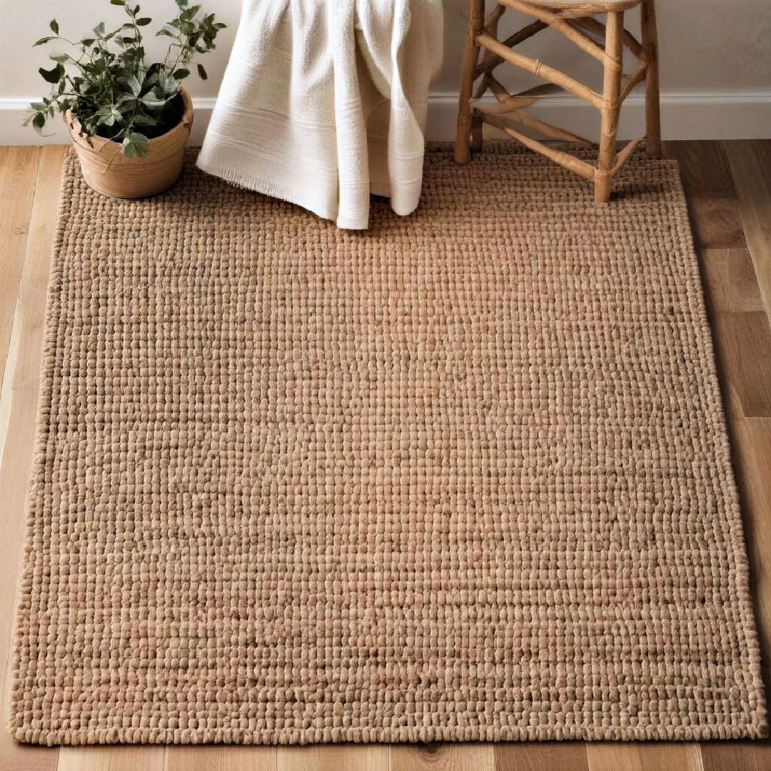 woven jute rug