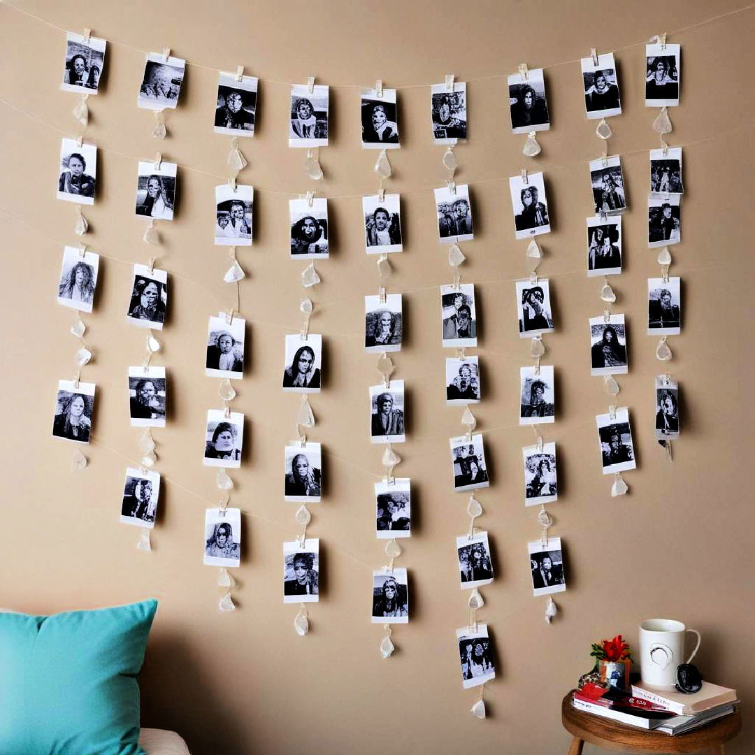 DIY photo garlands