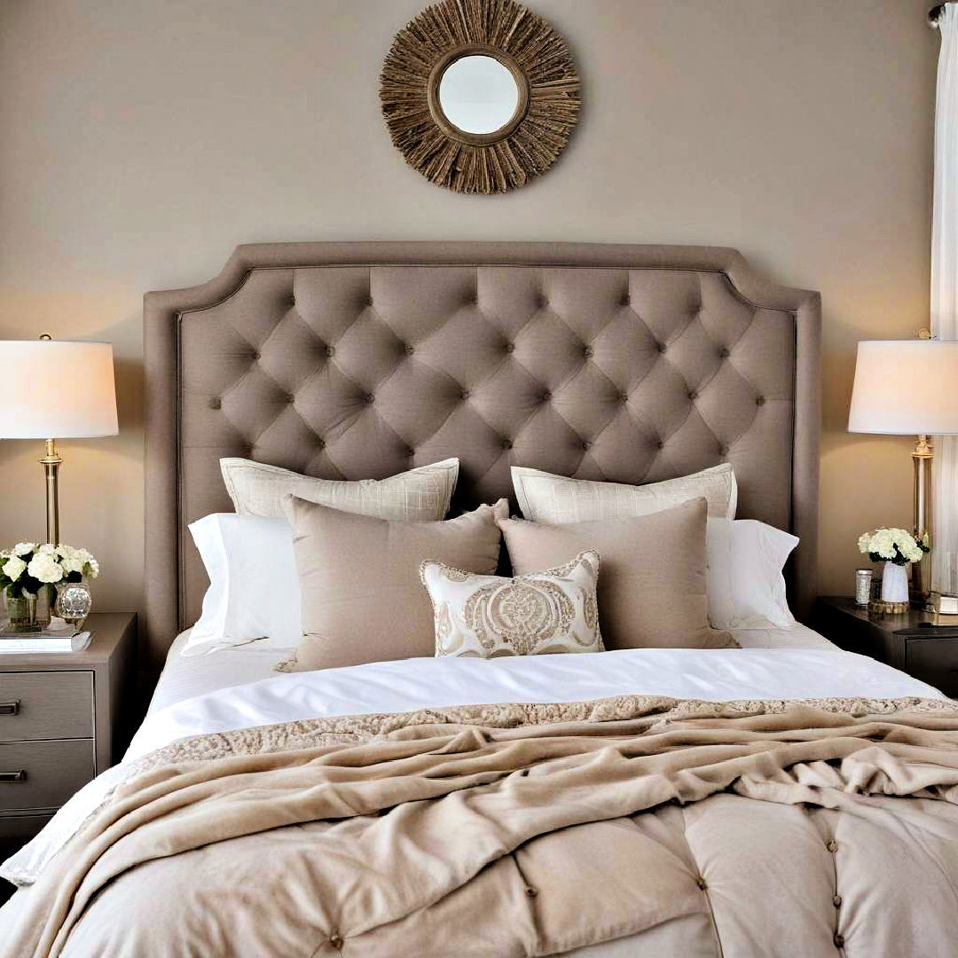 Taupe Upholstered Headboard