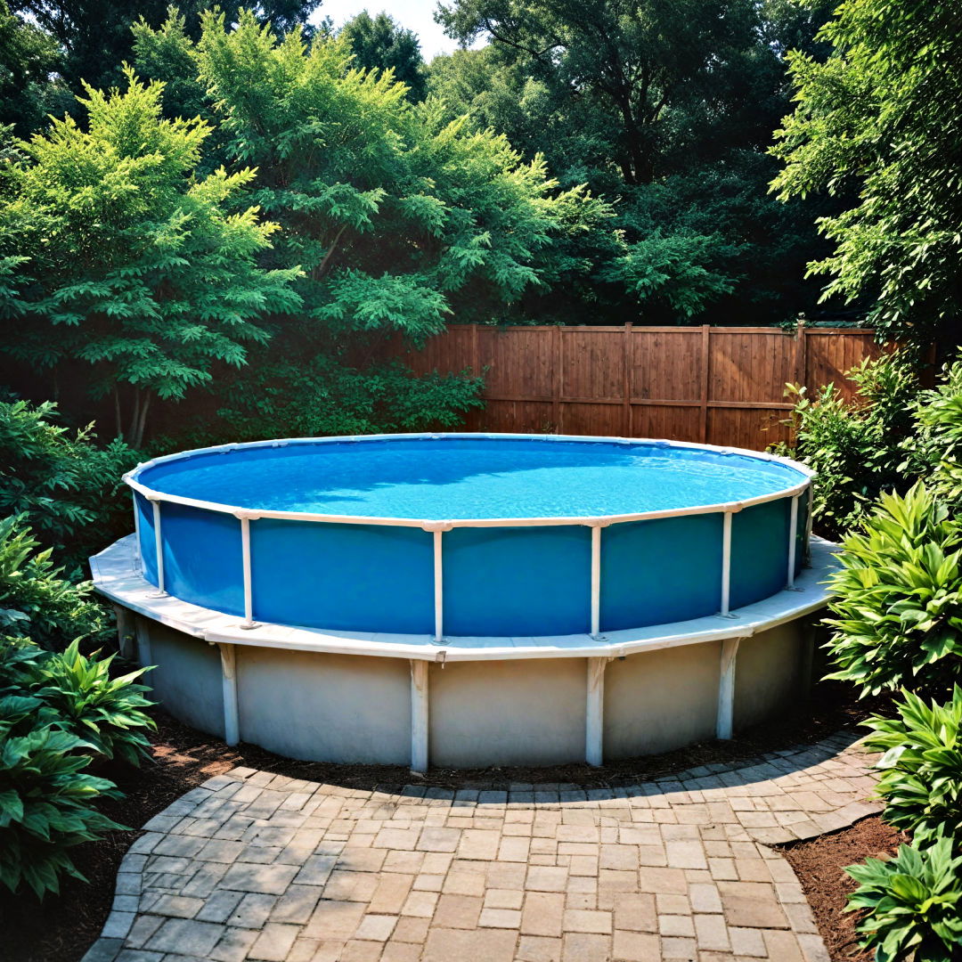 above ground pool