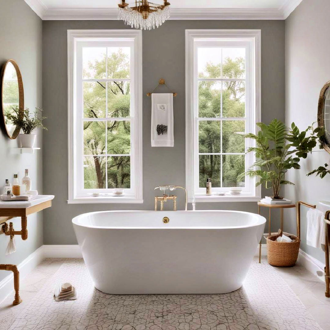 add a freestanding bathtub