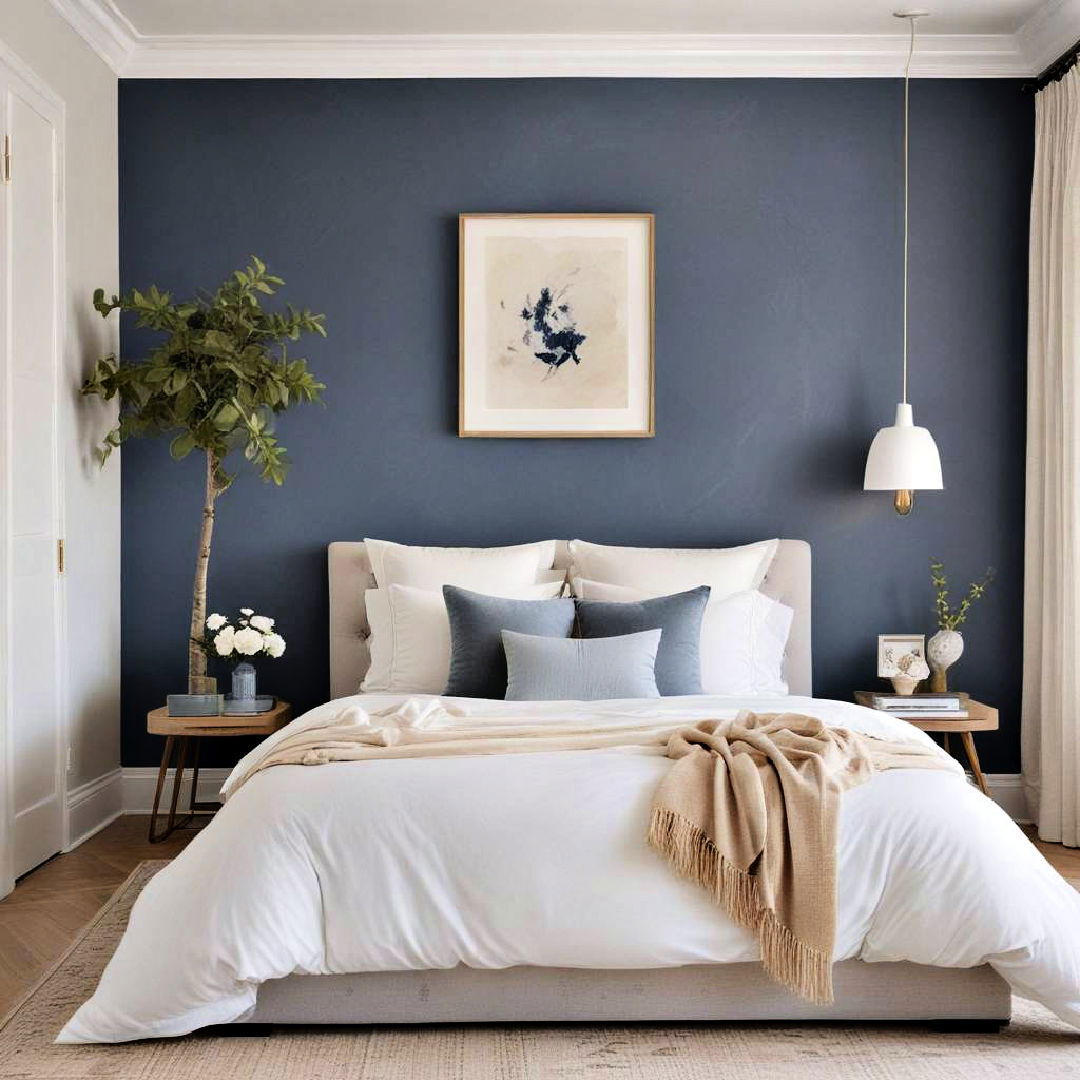 add a subtle blue accent wall