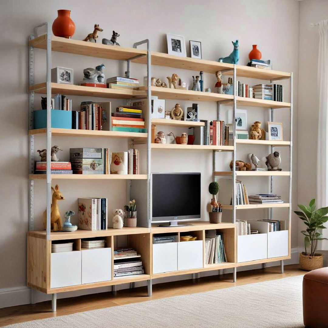 adjustable shelving units