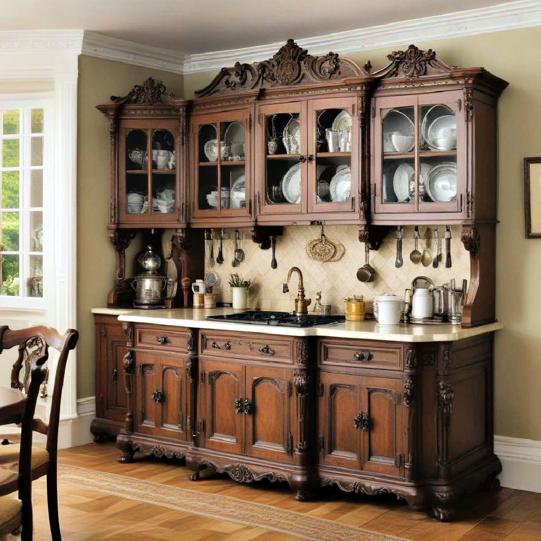 antique furniture for a historical touch