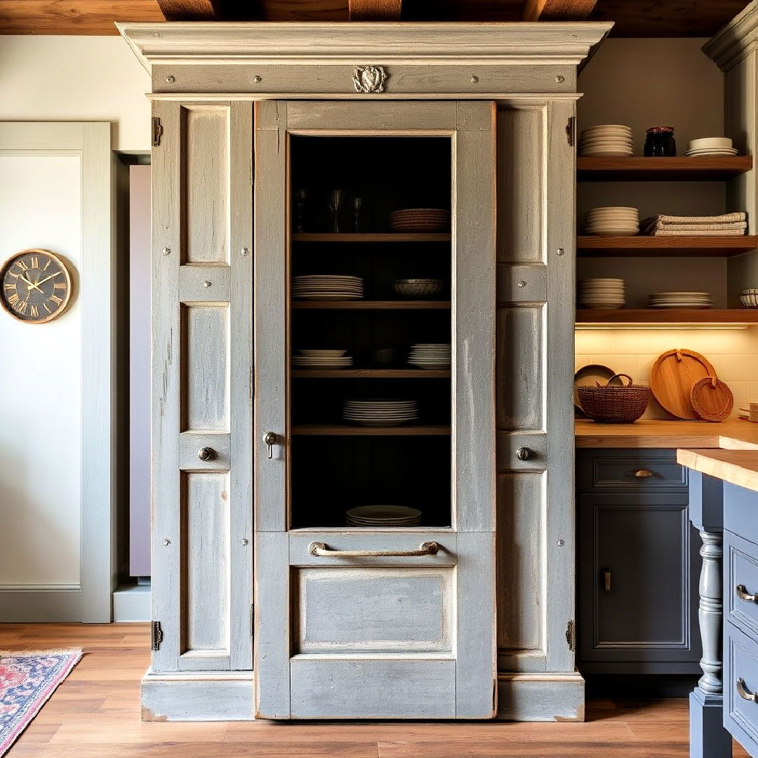 antique pantry door