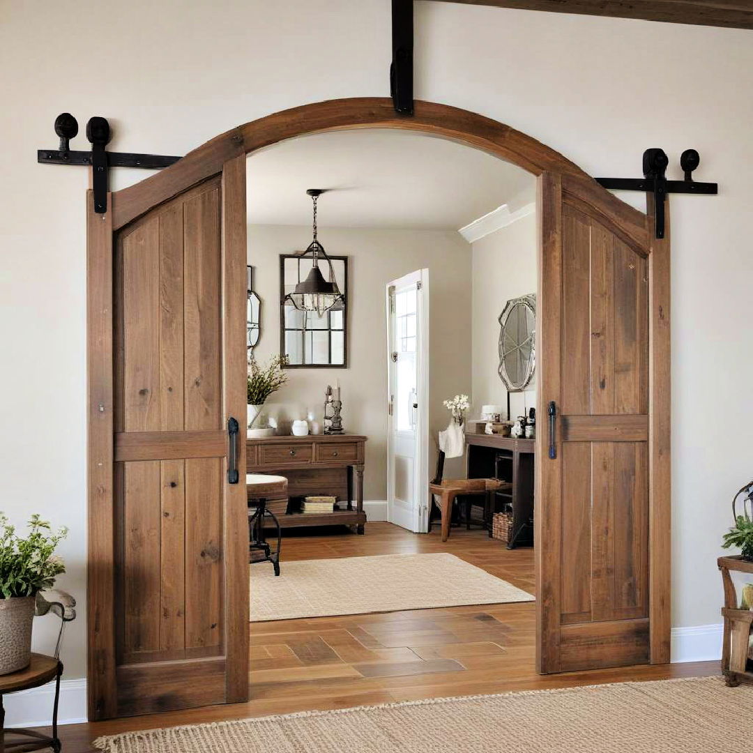 arched barn doors