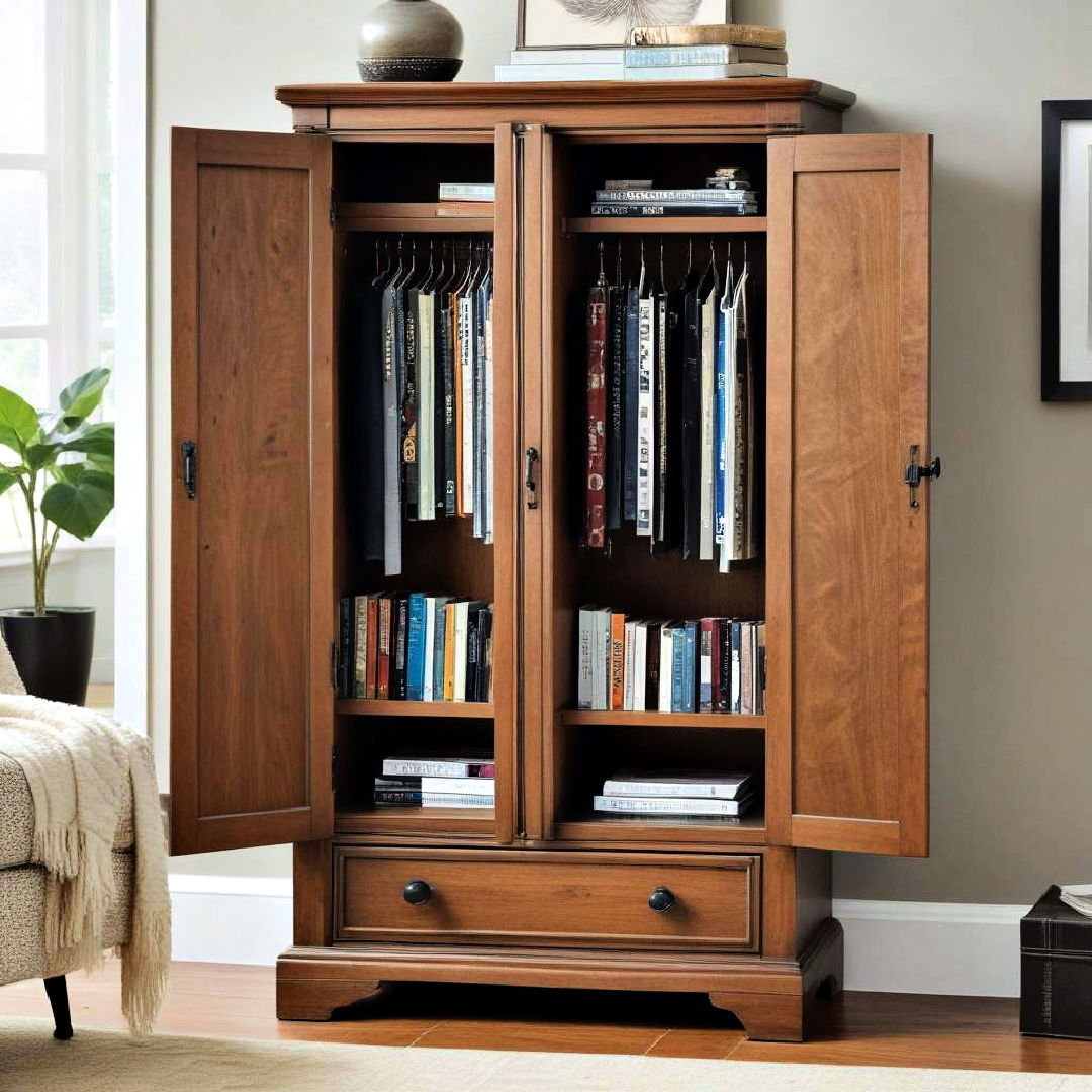 armoire with cd slots