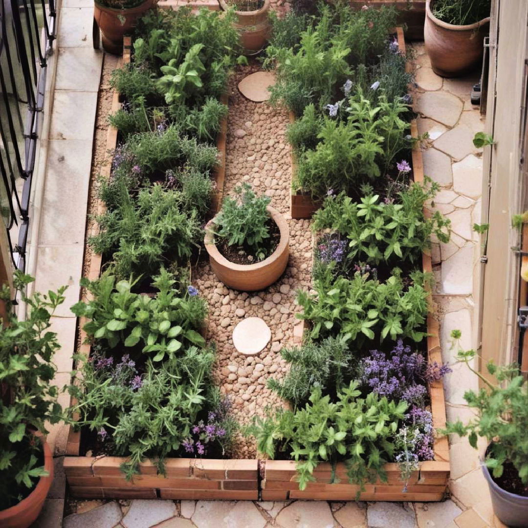 aromatic herb garden