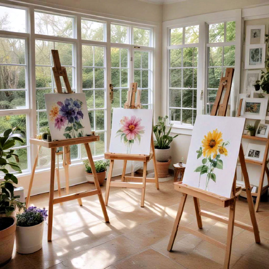 art studio sunroom