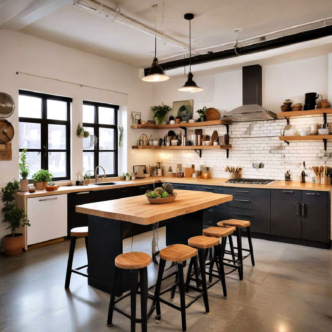 artist s loft kitchen