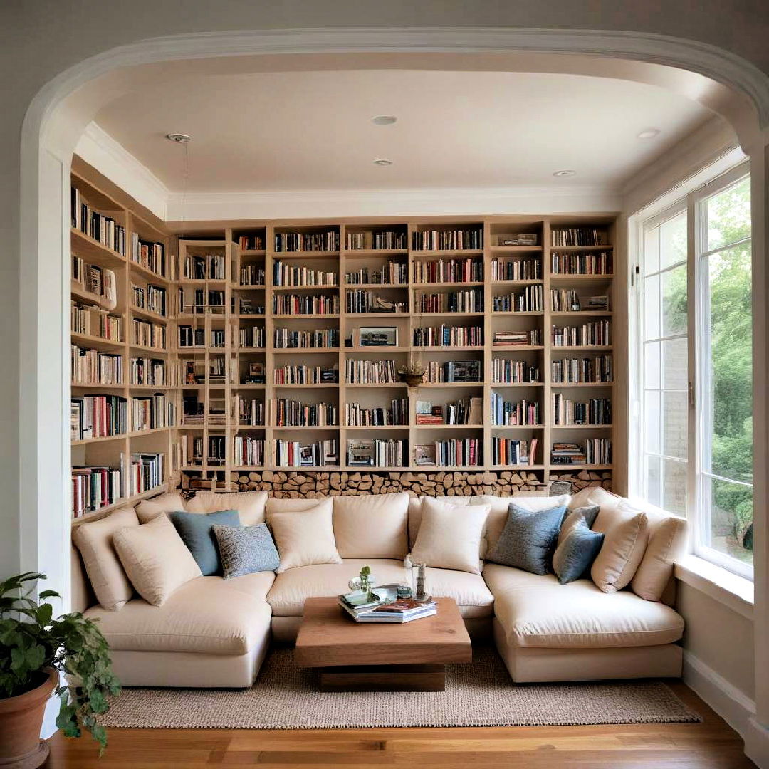 artistic reading nook