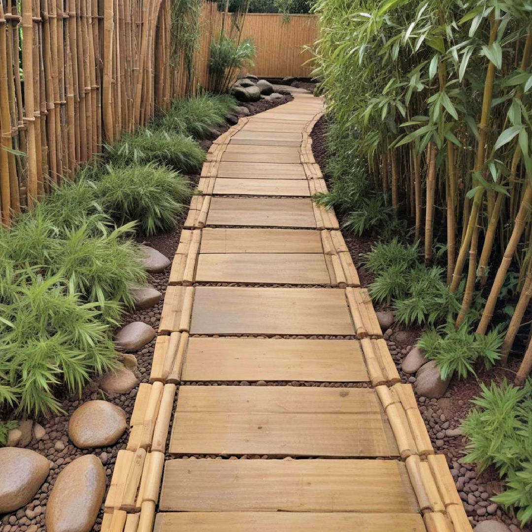 bamboo bliss walkway