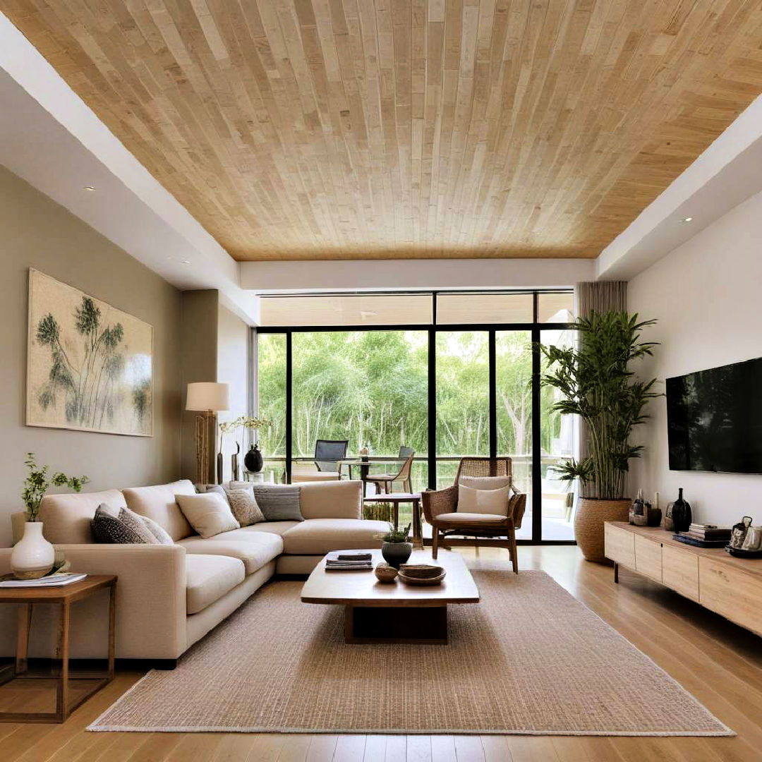 bamboo ceiling