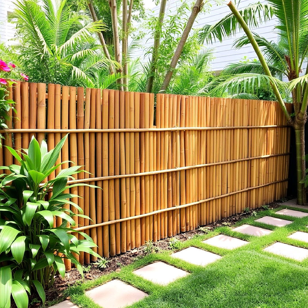 bamboo fencing for an eco friendly option