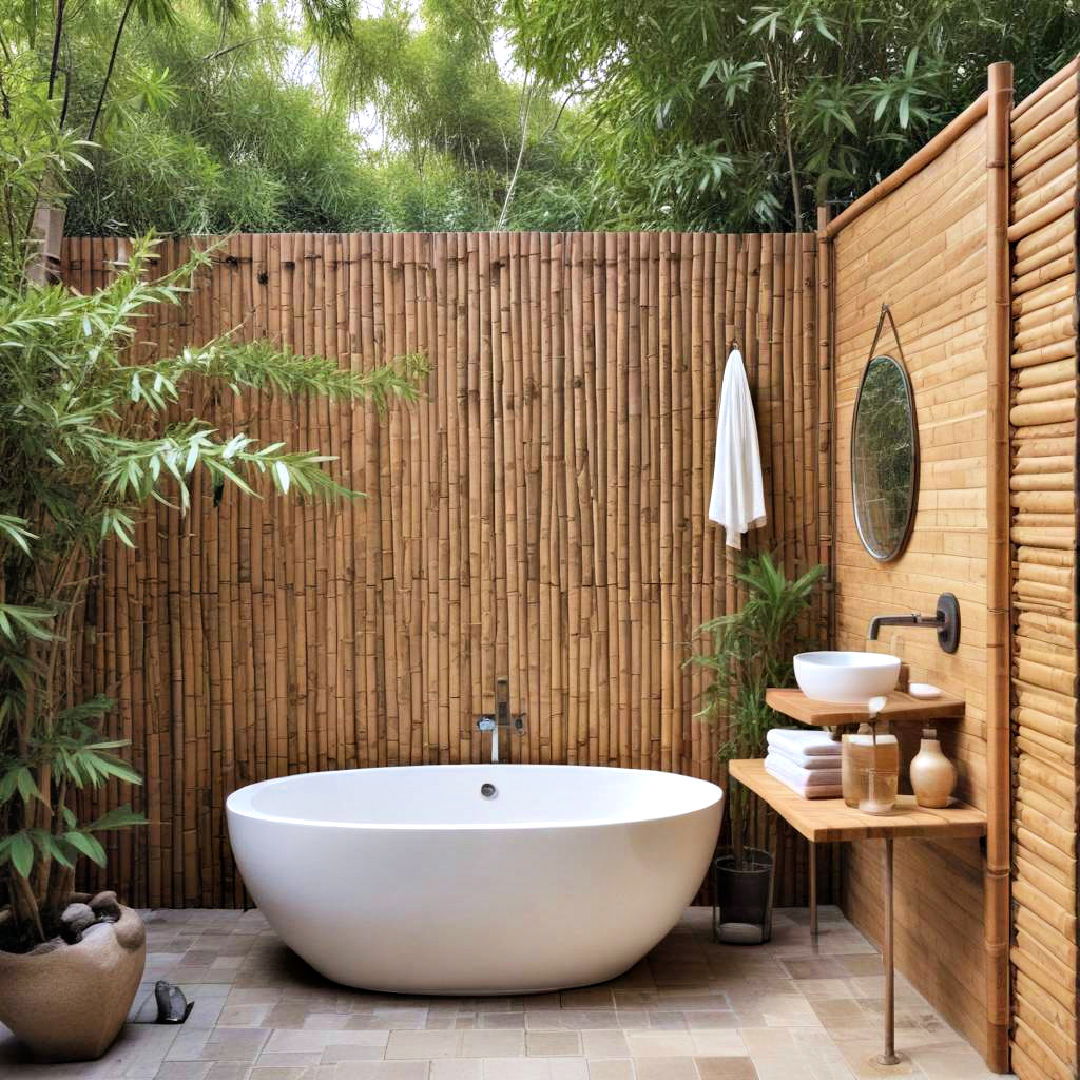 bamboo privacy screens