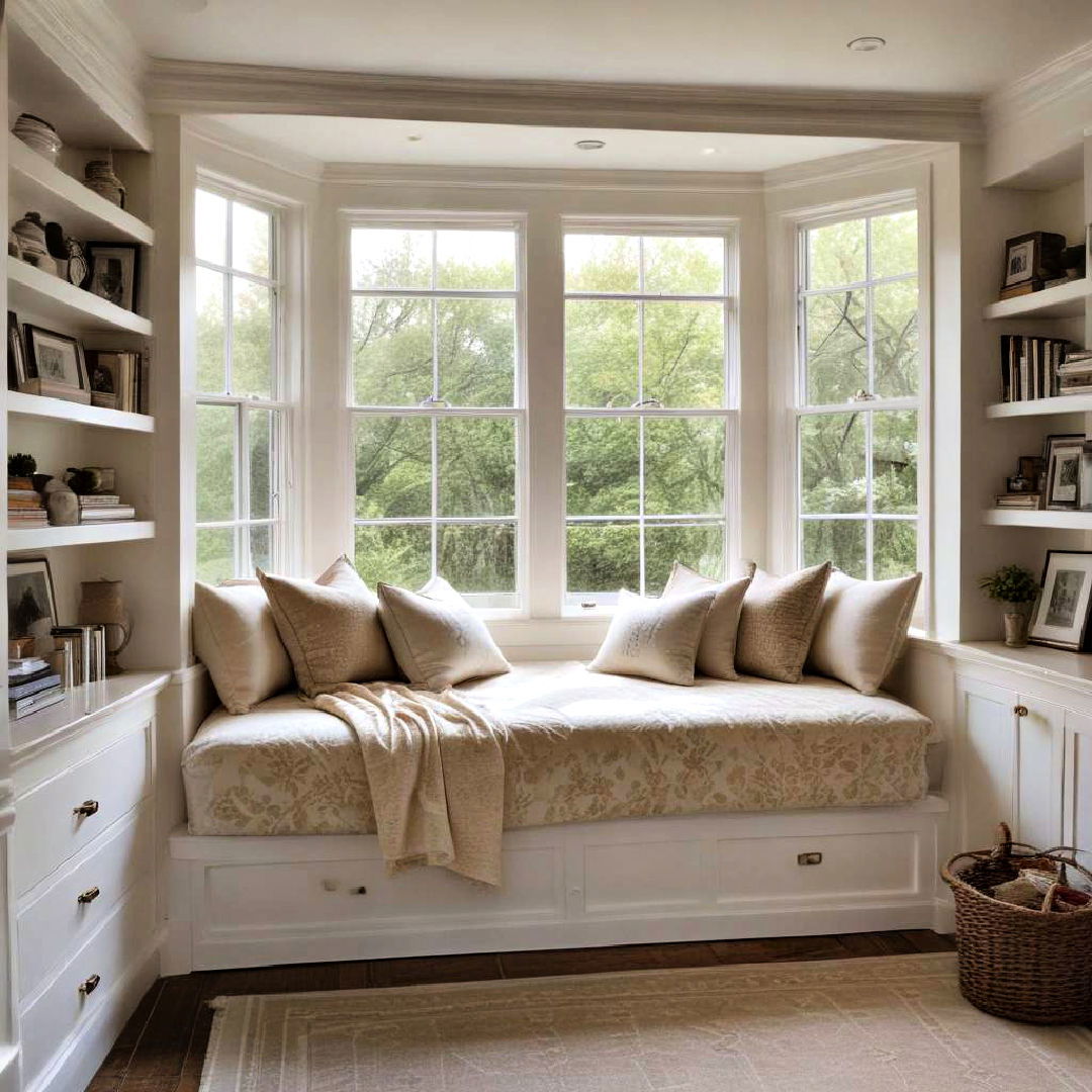 bay window bed nook