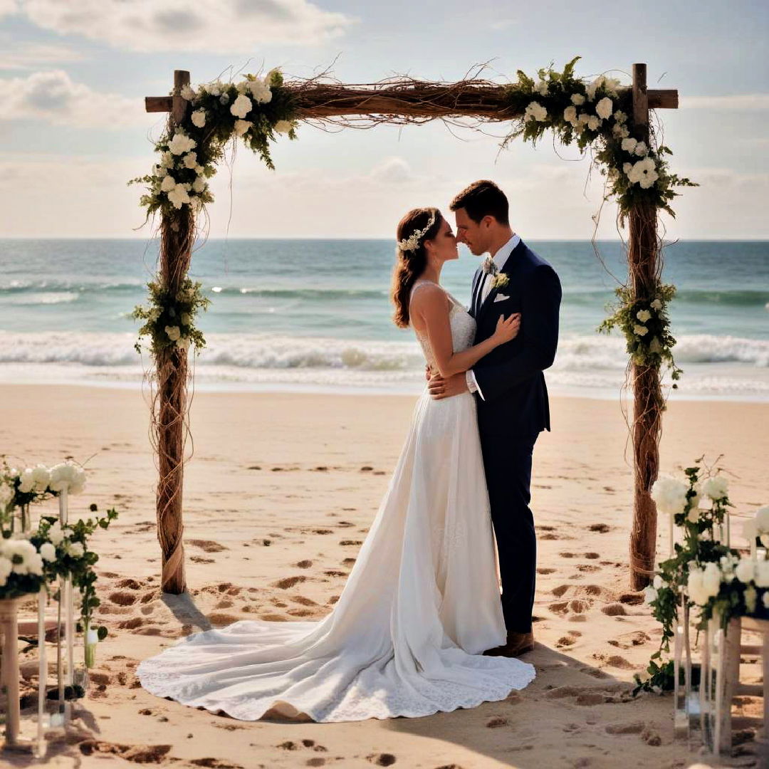 beachside wedding