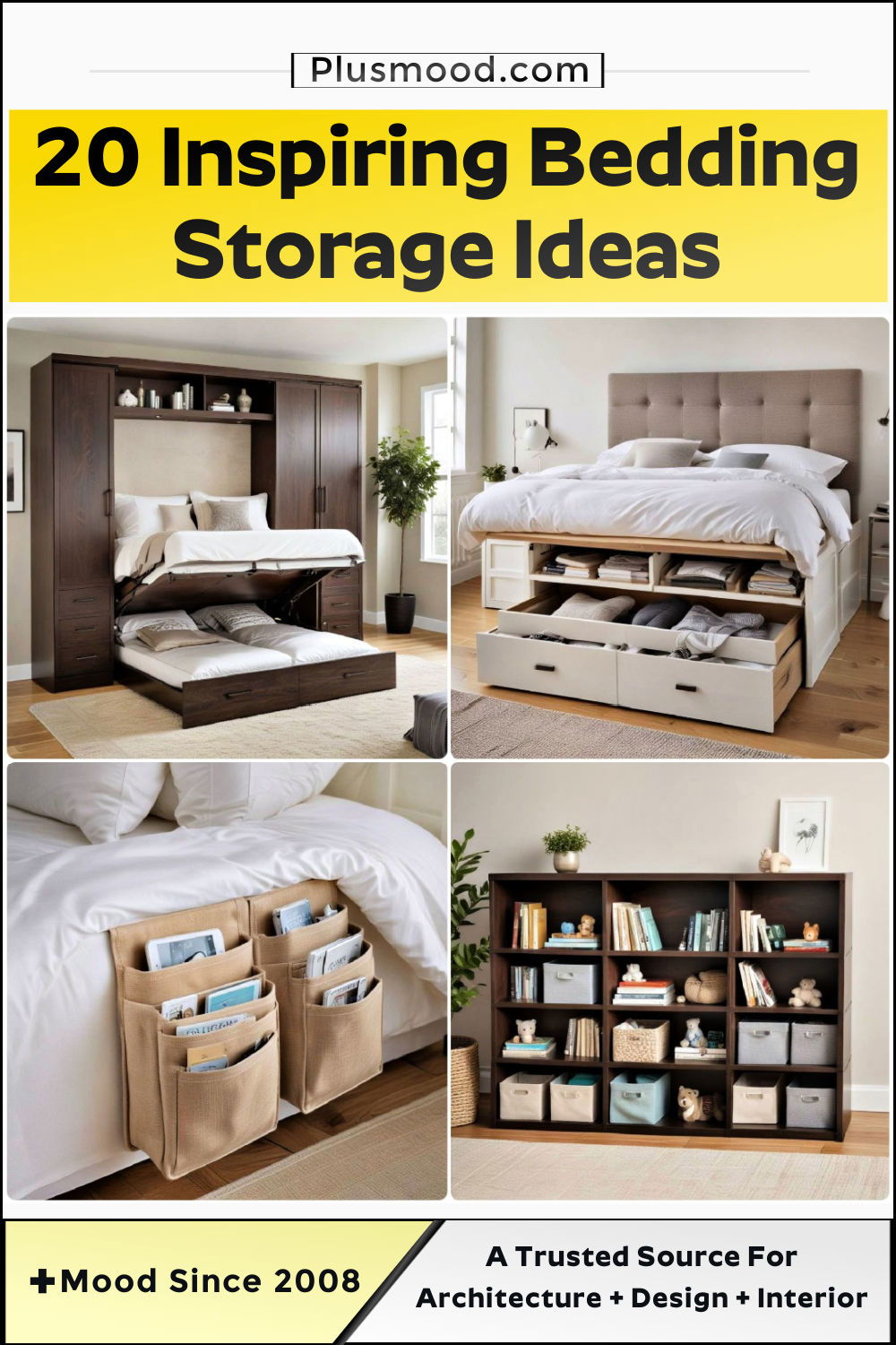 bedding storage ideas and inspiration