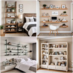 bedroom shelving ideas