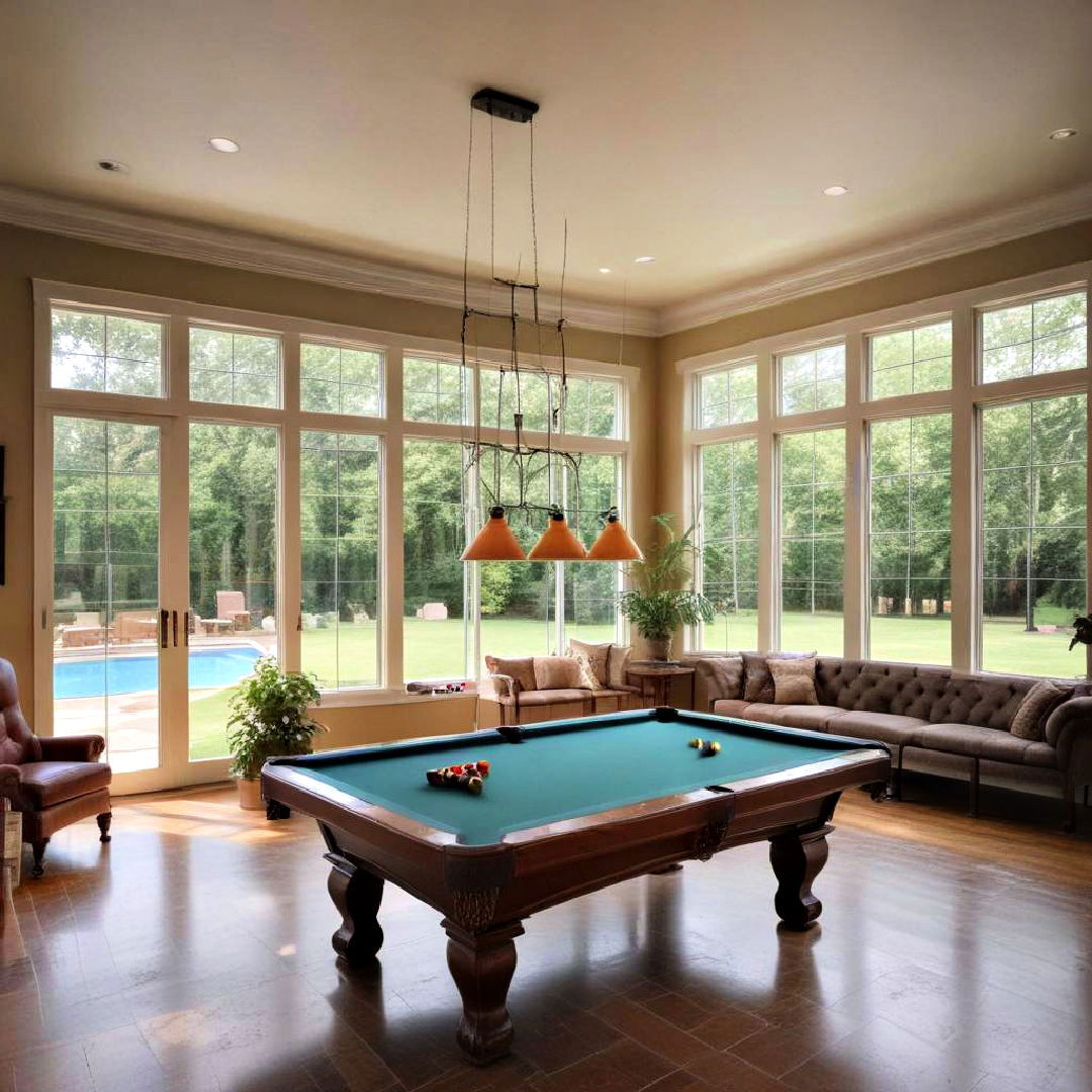 billiards room