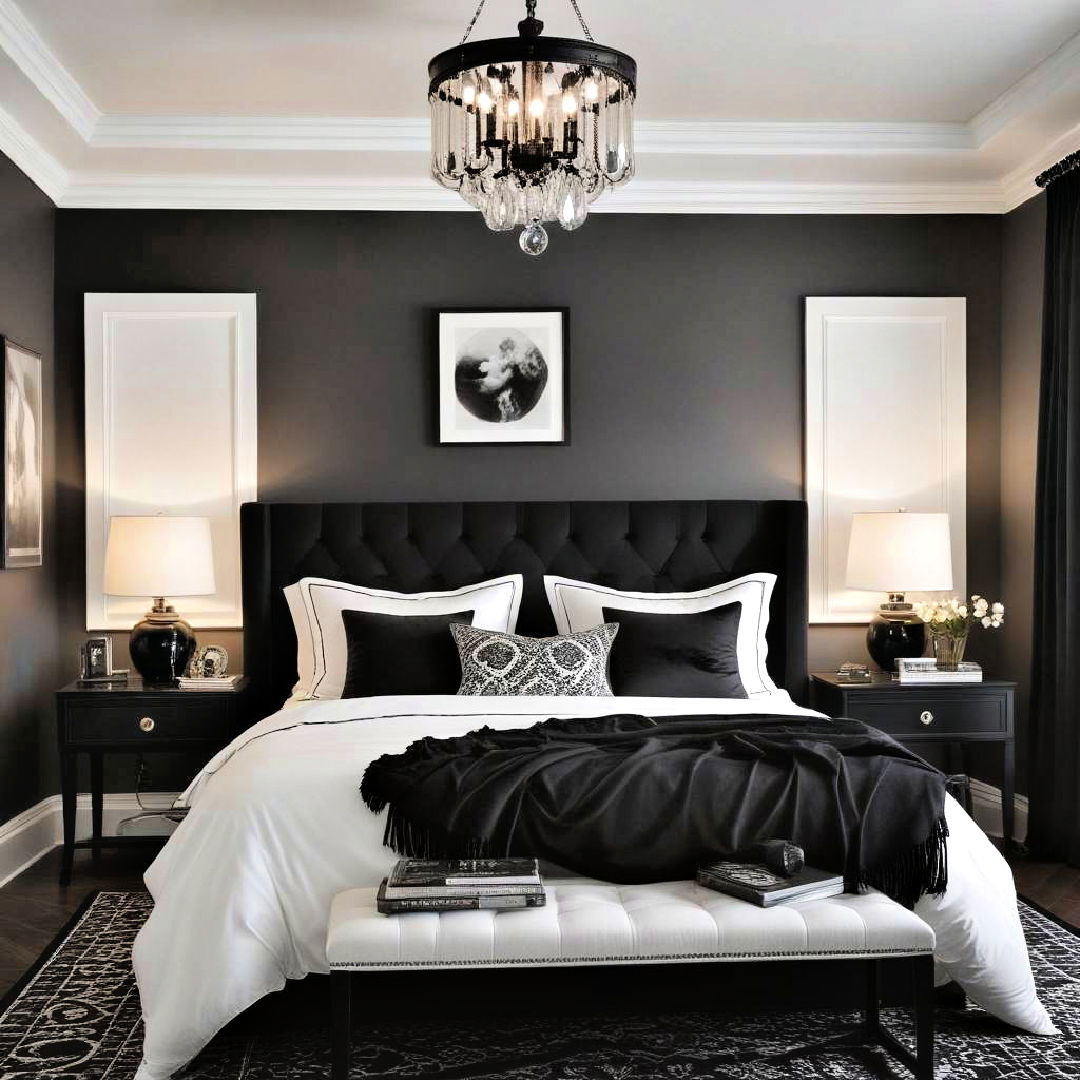 black and white contrast for timeless elegance