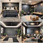 black basement ideas