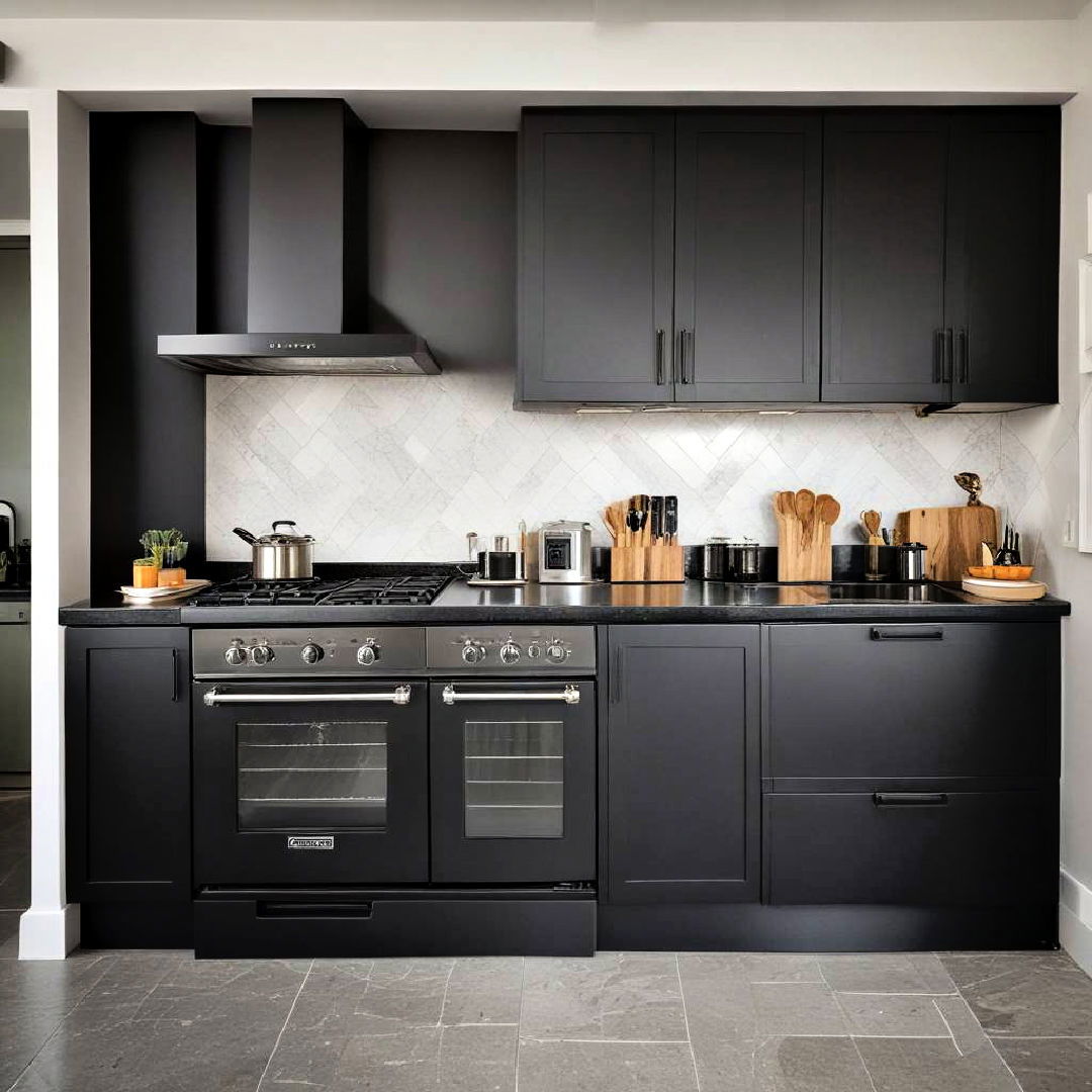 black countertop appliances