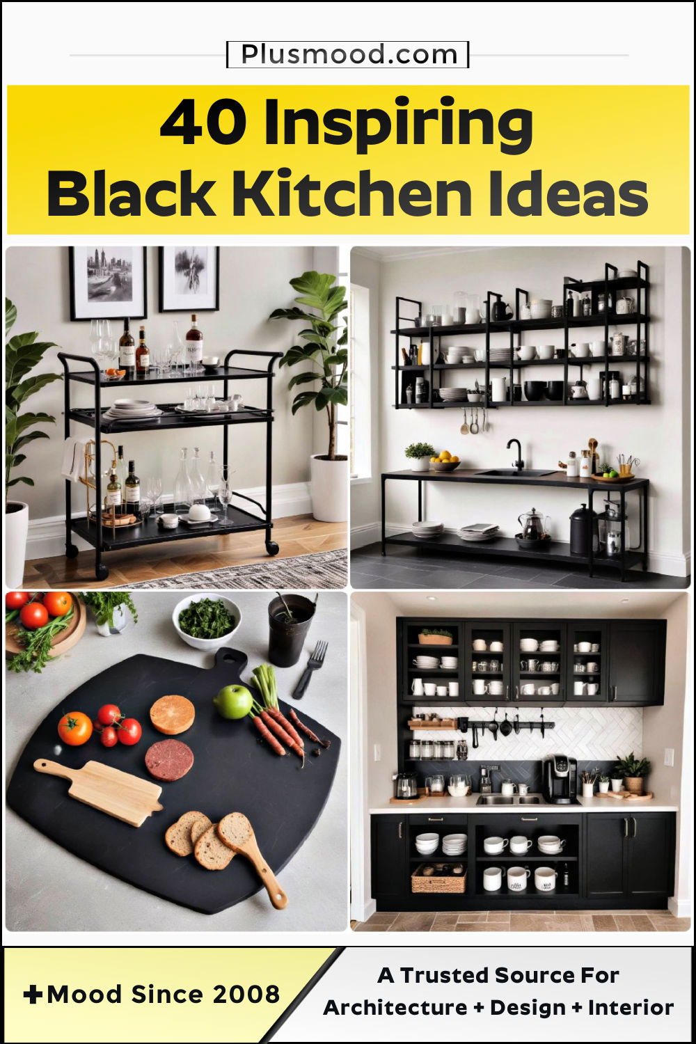 black kitchen ideas and inspiration