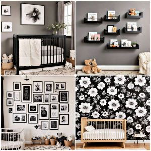 black nursery ideas