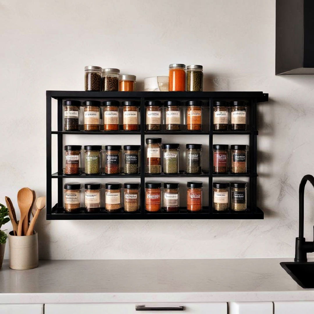 black spice rack