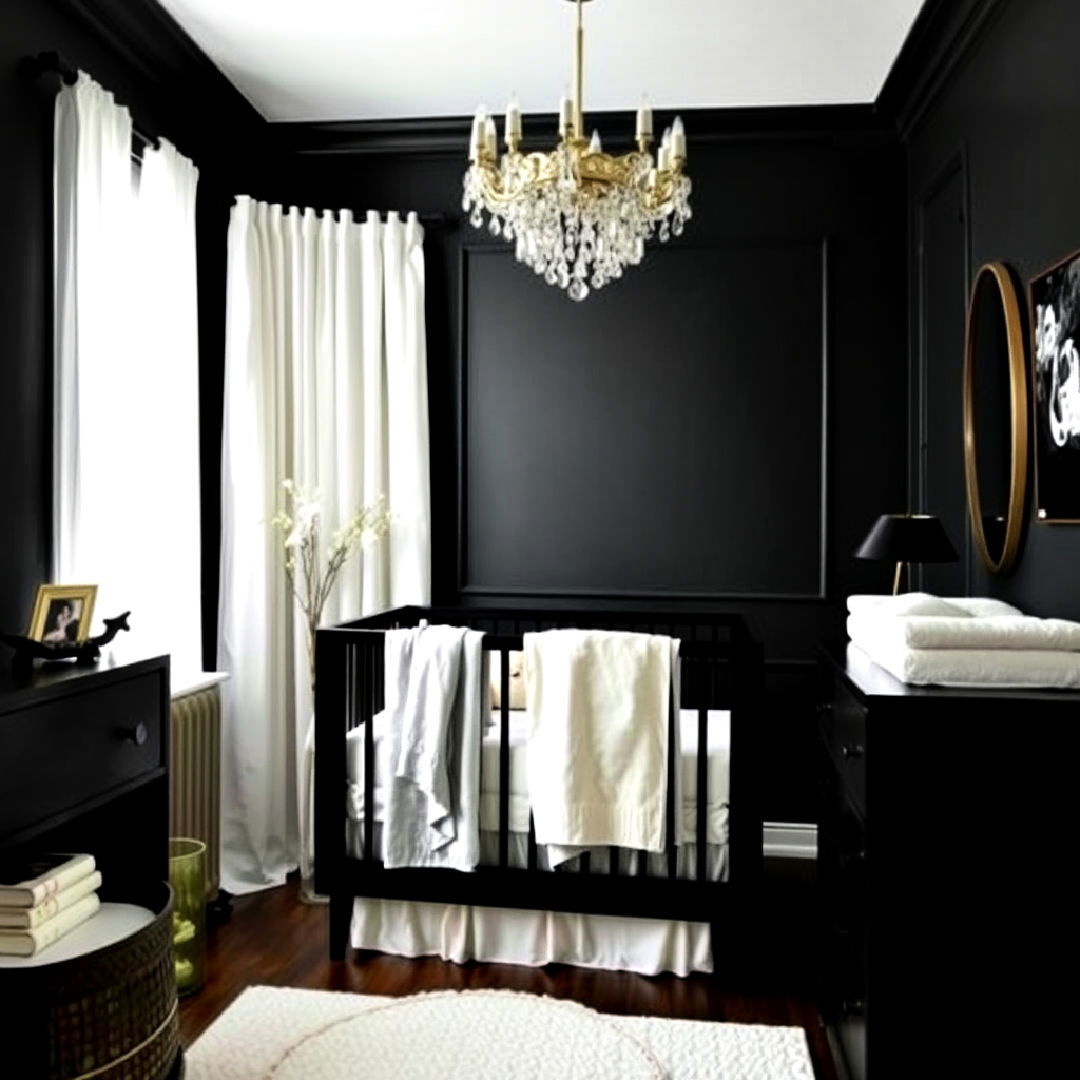 black statement furniture