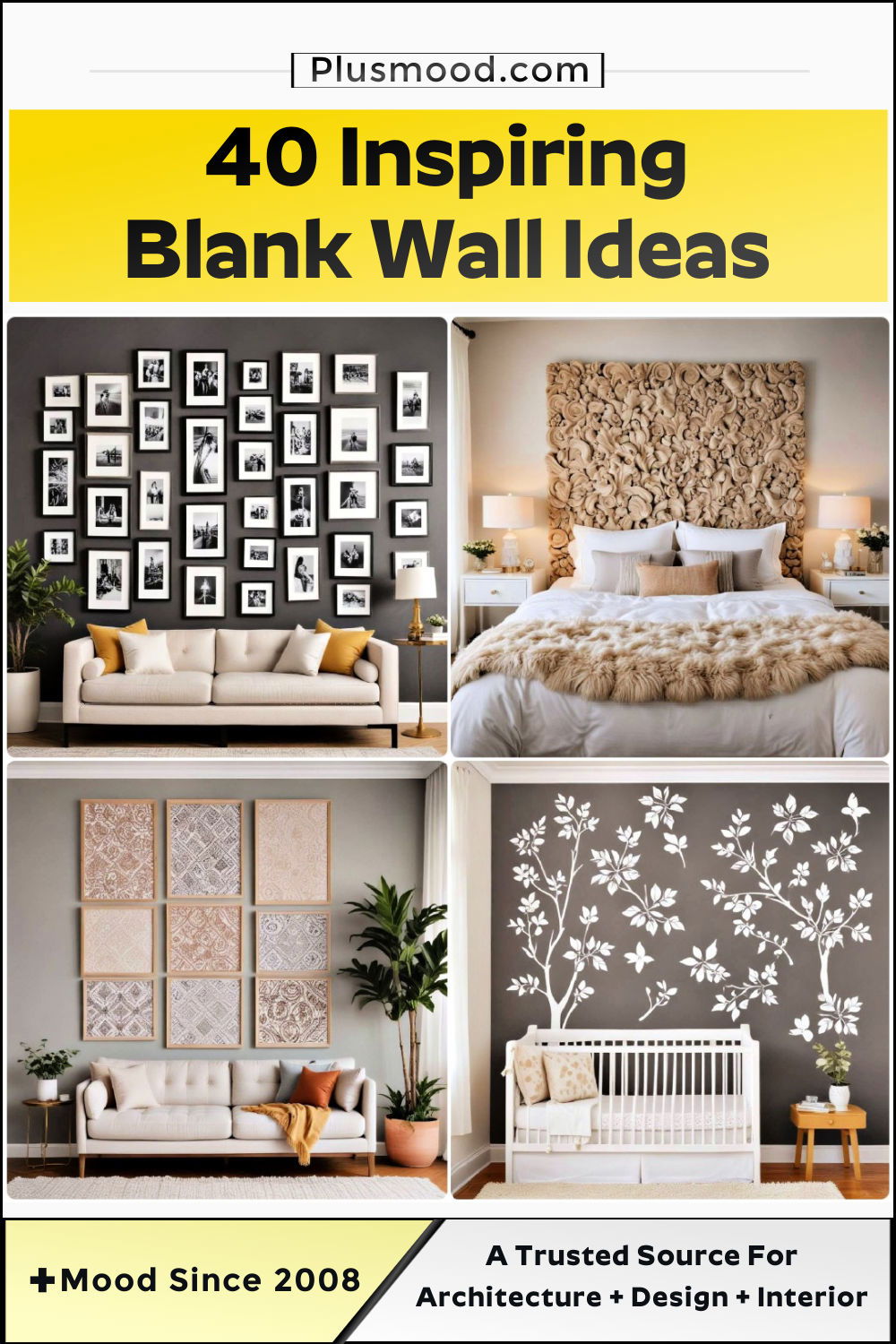 blank wall ideas and inspiration